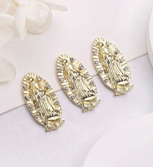 Gold Virgin Mary Charms