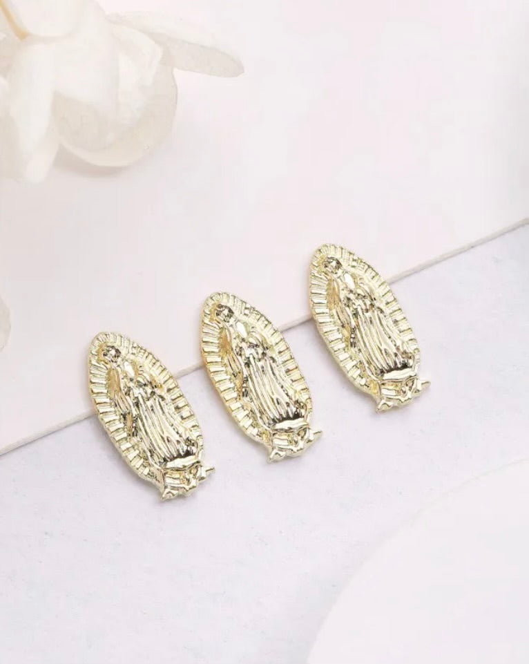 Gold Virgin Mary Charms